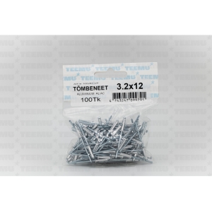 Tõmbeneet 3.2x12 Alumiinium/Teras Pakend 100tk
