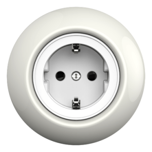 Renova - ühe pistikupesa - 2P + E - 16 A - 250 V - valge BP