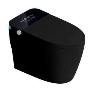 Ühes tükis must nuti-WC TQ-071