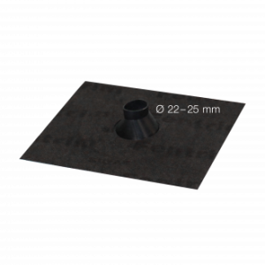 Grommet black O 22 – 25 mm 1