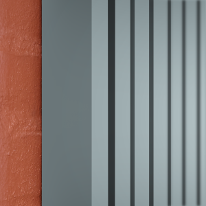 End Lamellas - Cloud, 67 mm (installation on 45 mm battens)