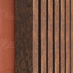 End Lamellas - Copper Oxide, 67 mm (installation on 45 mm battens)