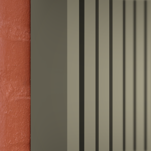 End Lamellas - Moss, 67 mm (installation on 45 mm battens)