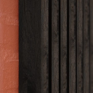 End Lamellas - Rustic Smoked Oak, 67 mm (installation on 45 mm battens)