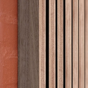 End Lamellas - Walnut, 67 mm (installation on 45 mm battens)