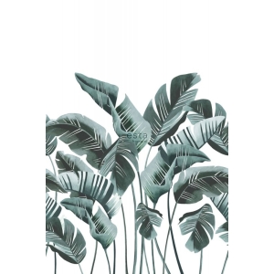 Non-woven mural 158898, Leaves, 1,86 x 2,79 m, Scandi cool, Esta