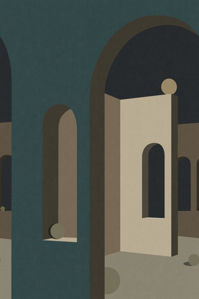 Non-woven mural wallpaper OND22071, 200 x 300 cm, Attol, Onirique, Decoprint