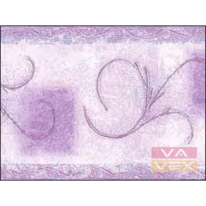 Purple wallpaper paper border 6325