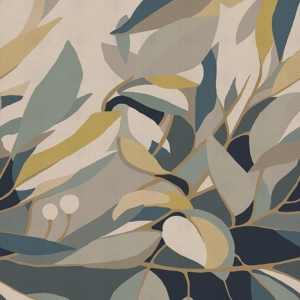 Non-woven mural wallpaper OND22032, 300 x 300 cm, Nelumbo, Onirique, Decoprint