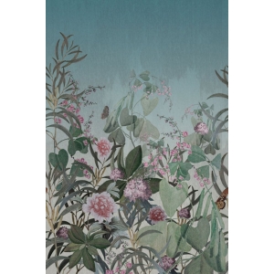 Luxury non-woven mural wallpaper with a plant motif OND22101, 200 x 300 cm, Cinder, Onirique, Decoprint