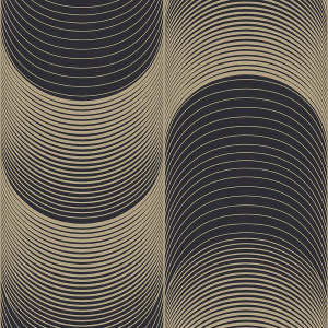 Luxury wallpaper, golden waves 115066 Eternal, Graham&Brown