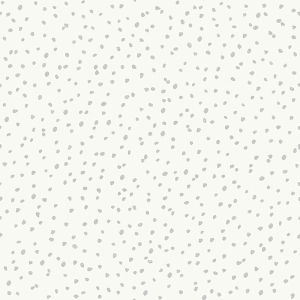 Non-woven children's white wallpaper with gray spots L99309, My Kingdom, Ugépa