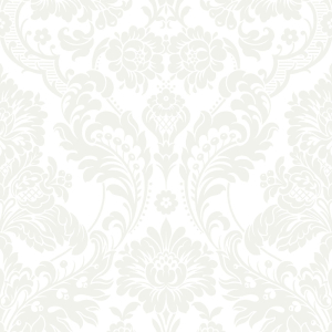 White non-woven wallpaper flock 104565 Eternal, Graham&Brown