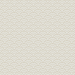 Beige-gold non-woven wallpaper, arched pattern 6506-2, Batabasta, ICH Wallcoverings