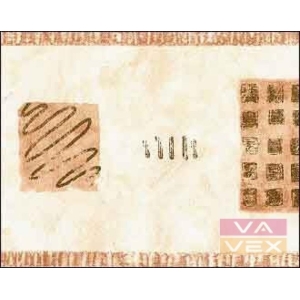 Paper wallpaper border Aruba 1421