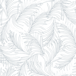 White-blue non-woven wallpaper palm leaves 6507-1, Batabasta, ICH Wallcoverings