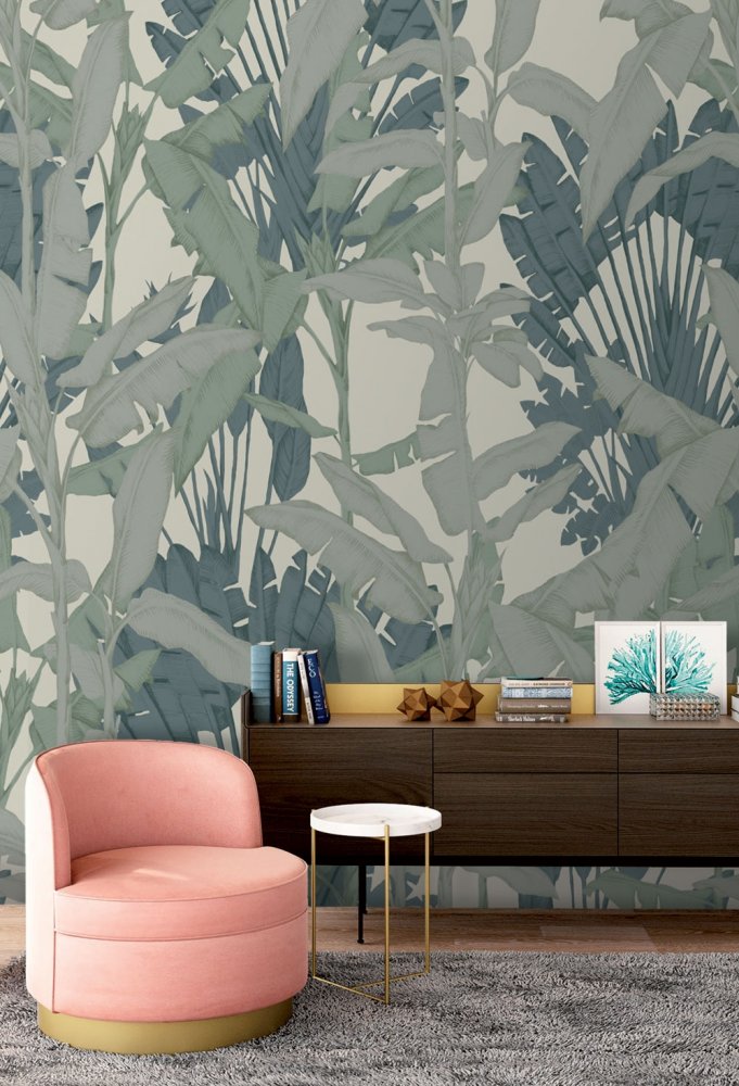 Non-woven mural wallpaper Banana leaves OND22013, 200 x 300 cm, Adele, Onirique, Decoprint - Image 2