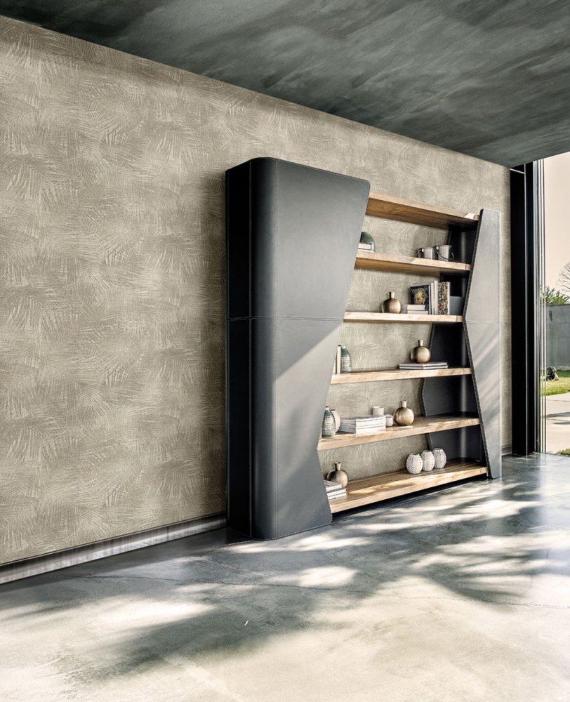 Luxury non-woven wallpaper Leaves, vinyl surface, Z44859, Automobili Lamborghini, Zambaiti Parati - Image 2