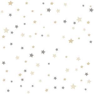Children's wallpaper with gray and beige stars, 14826, Happy, Parato