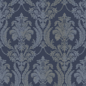 Blue baroque wallpaper, 28809, Thema, Cristiana Masi by Parato
