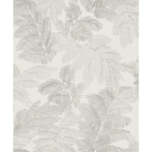 Grey-cream wallpaper with leaves, 28811, Thema, Cristiana Masi by Parato