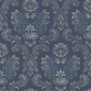 Blue baroque wallpaper, 28829, Thema, Cristiana Masi by Parato