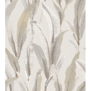 Non-woven wallpaper, leaves, grey-beige, 39001, Arché, Cristiana Masi by Parato