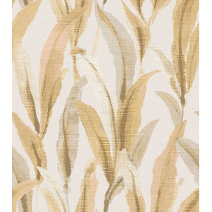 Non-woven wallpaper, leaves, beige, 39002, Arché, Cristiana Masi by Parato