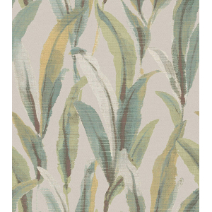 Non-woven wallpaper, leaves, grey-green, 39005, Arché, Cristiana Masi by Parato