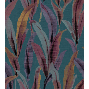 Non-woven wallpaper, leaves, blue-green, 39007, Arché, Cristiana Masi by Parato