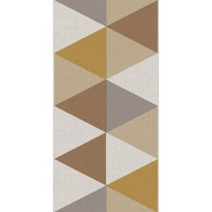 Geometric non-woven wallpaper border, grey-beige, B39093, Arché, Cristiana Masi by Parato