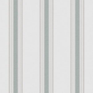 Non-woven wallpaper, green, stripes, 9810-4, Essential Stripes, ICH Wallcoverings