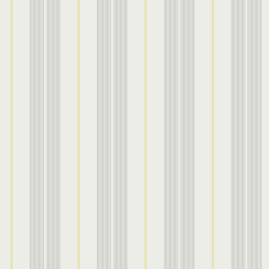 Non-woven wallpaper, gray-yellow, stripes, 9815-4, Essential Stripes, ICH Wallcoverings