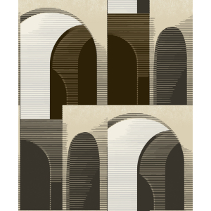 Brown-beige 3D wallpaper, A63301, Ciara Grandeco