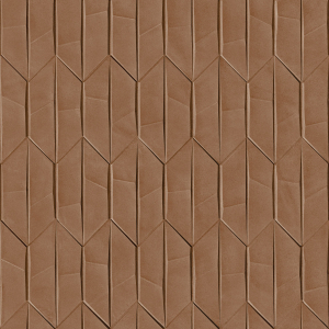 Brown geometric 3D wallpaper, A65001, Arcadia, Grandeco