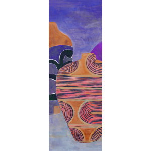 Fliistapeet with vases, DG4HIV1041-300, Terra, Wall Designs IV, Khroma by Masureel