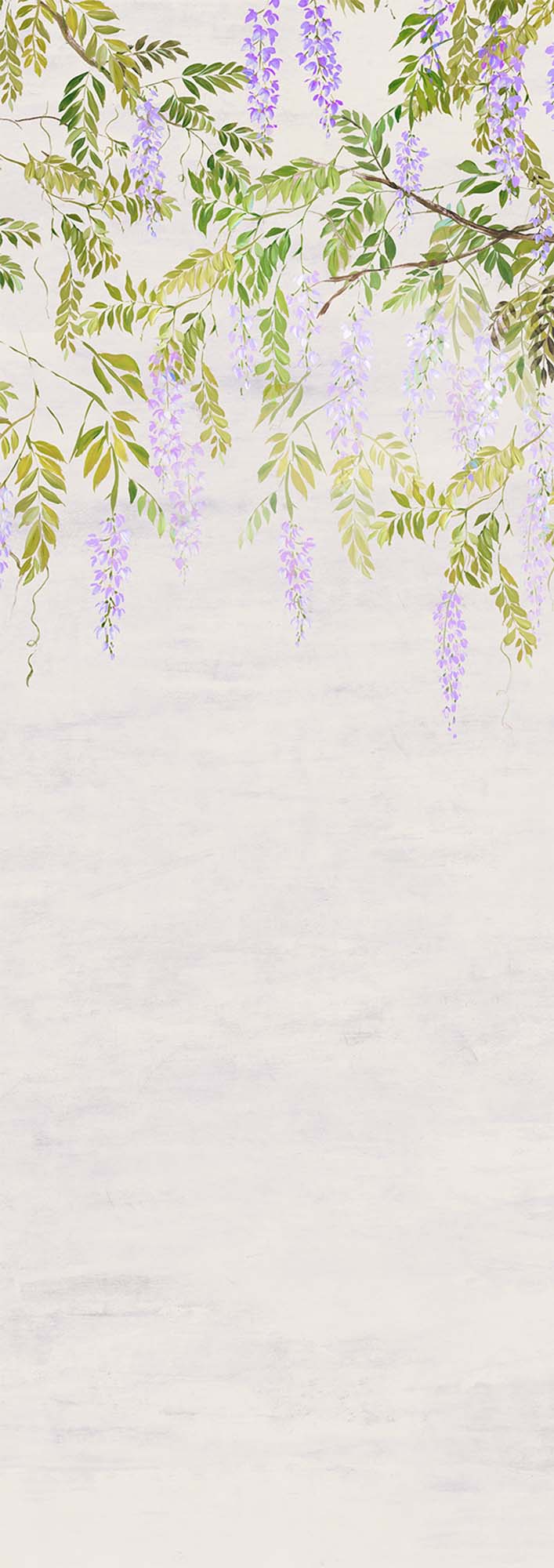 Fliistapeet, flowers, trees, wisteria, DG4PAT1031-300, Wall Designs IV, Khroma by Masureel