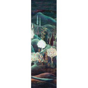 Non-woven picture wall mural, trees, landscape, DGSUM2023, Summer, Khroma by Masureel