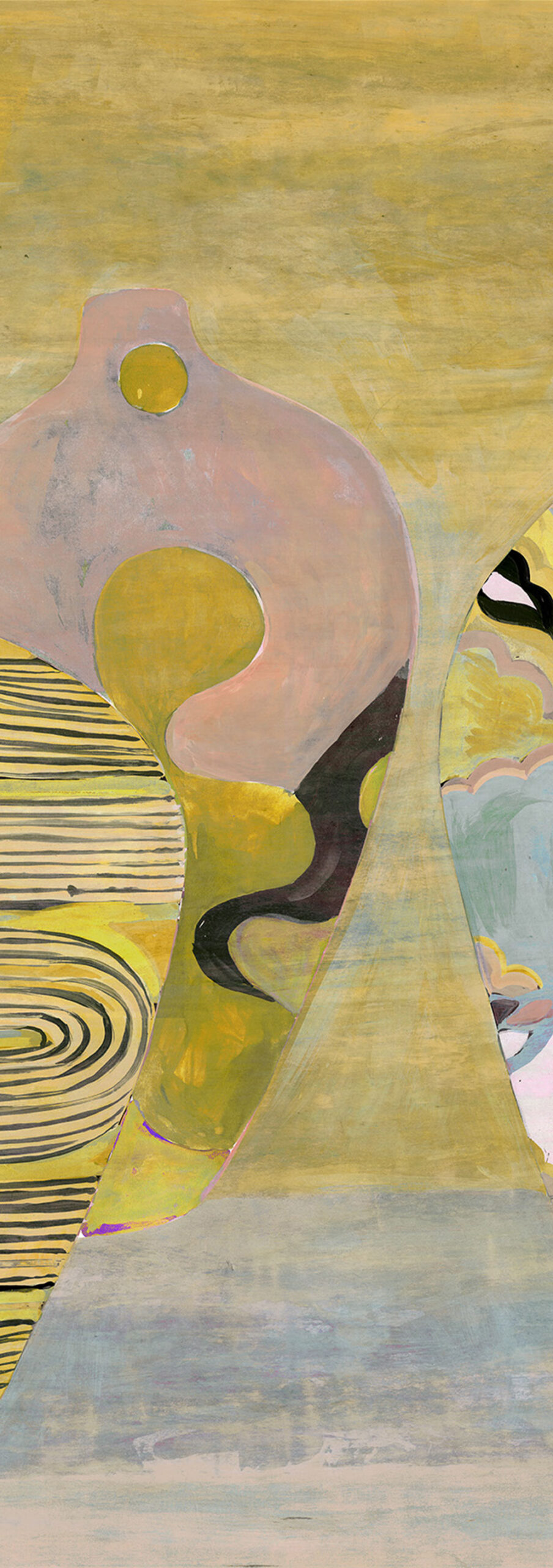 Fliistapeet with vases, DG4HIV1012-260, Terra, Wall Designs IV, Khroma by Masureel