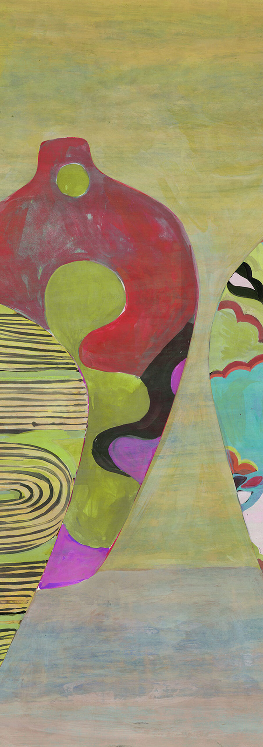 Fliistapeet with vases, DG4HIV1022-300, Wall Designs IV, Khroma by Masureel