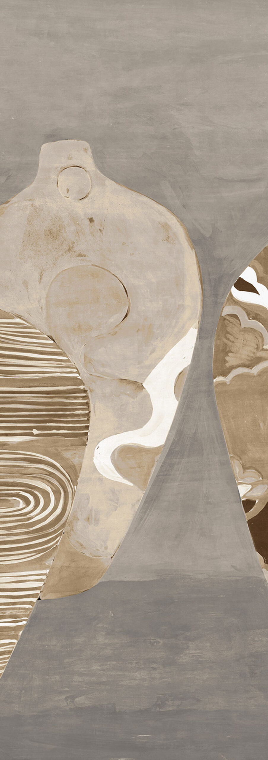 Fliistapeet with vases, DG4HIV1032-300, Terra, Wall Designs IV, Khroma by Masureel