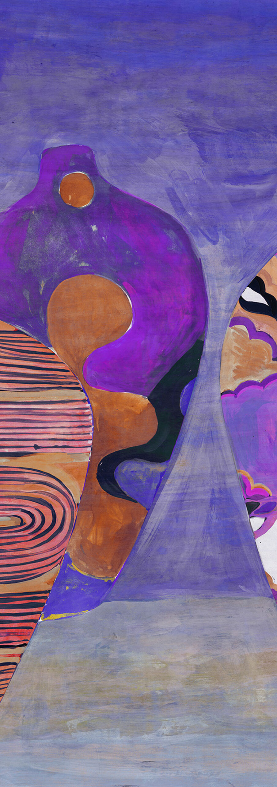 Fliistapeet with vases, DG4HIV1042-300, Terra, Wall Designs IV, Khroma by Masureel