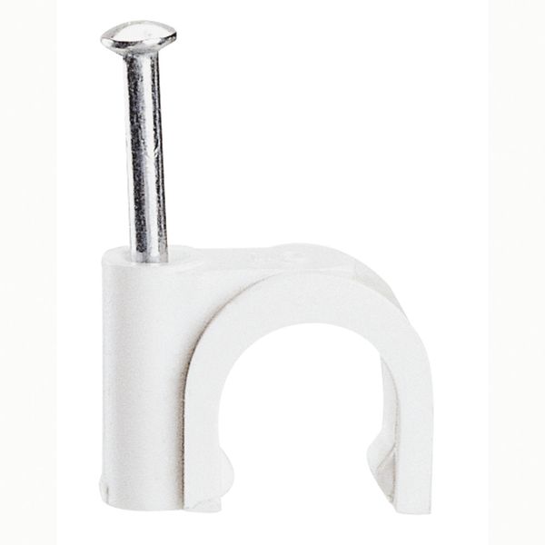 cable clip fixfor for concrete materials for cable 7 mm² white 8e757d2e 1