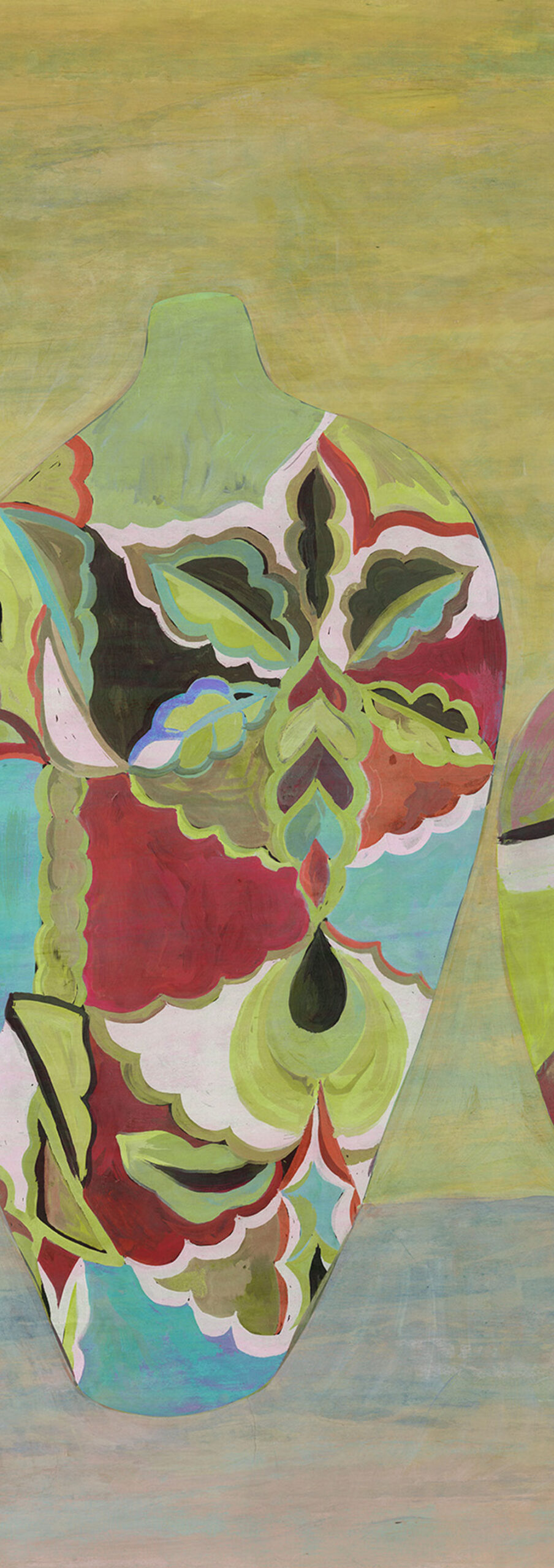 Fliistapeet with vases, DG4HIV1023-300, Wall Designs IV, Khroma by Masureel