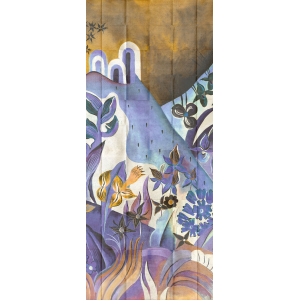 Wall mural, Flowers, leaves, DG3ELS1032, Wall Designs III, Khroma by Masureel