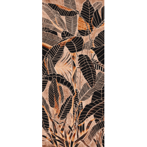 Brown wall mural, Leaves, DG3GRA1021, Wall Designs III, Khroma by Masureel