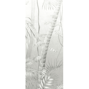 Gray wall mural, Leaves, trees, DG3MOE1014, Wall Designs III, Khroma by Masureel