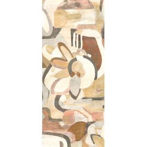 Brown-beige graphic wall mural, DG3WAR1011, Wall Designs III, Khroma by Masureel