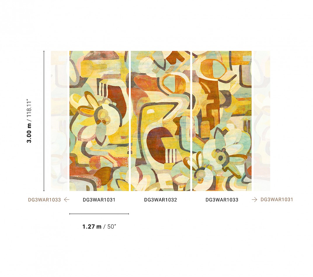 Graphic wall mural, DG3WAR1031, Wall Designs III, Khroma by Masureel - Image 2