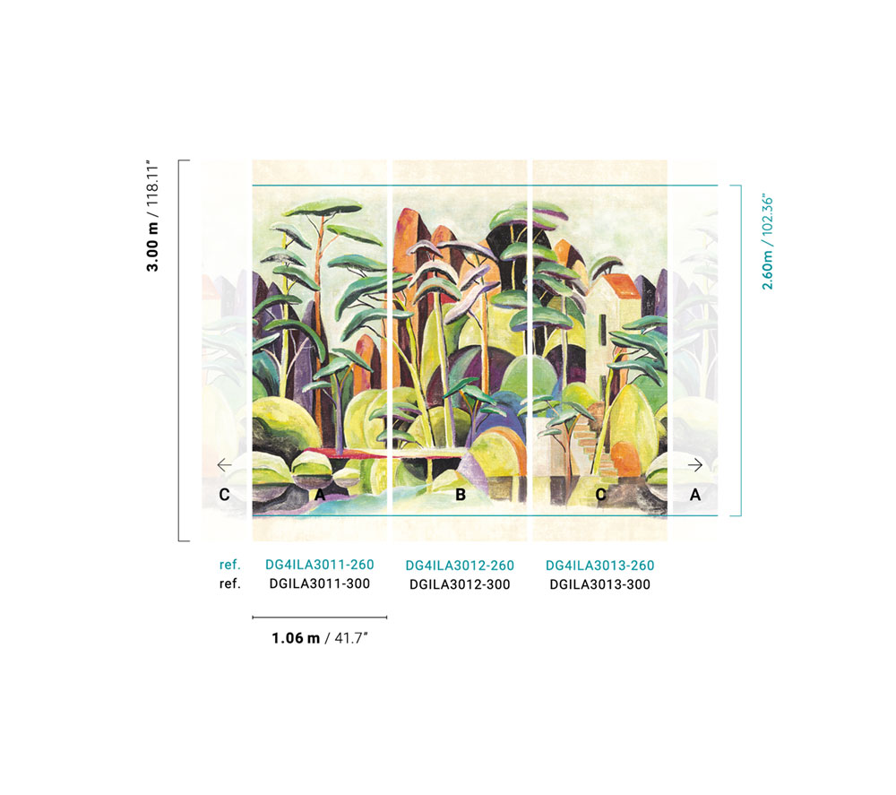 Fliistapeet, Landscape, DG4ILA3012-260, Wall Designs IV, Khroma by Masureel - Image 2